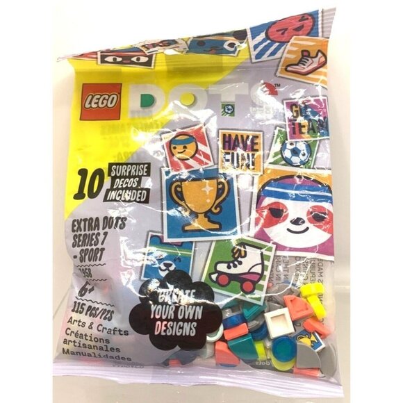 LEGO DOTS Extra DOTS Series 7 DIY Decoration Set 115 Pieces SPORT 41958 - Picture 1 of 2
